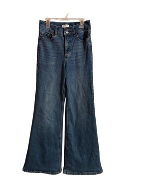 sofia by sofia vergara Dark Blue High-Rise Flare Jeans